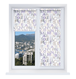 Рулонные шторы в ванную комнату на окно